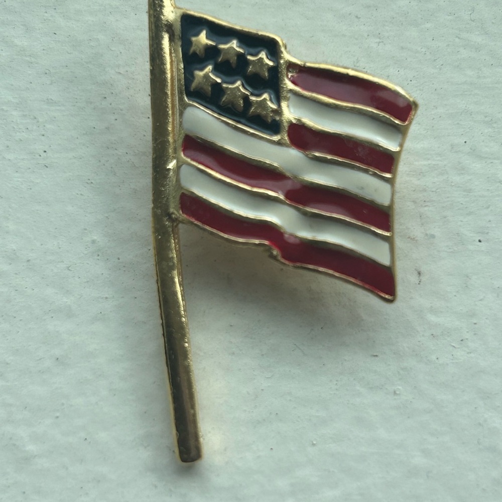 Vintage American Flag Brooch/Pin